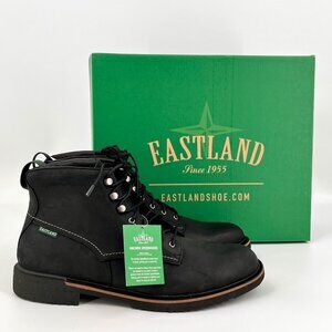 Eastland Men's Allagash Lace-up Boot Size 10.5D Black Upper Leather New In Box